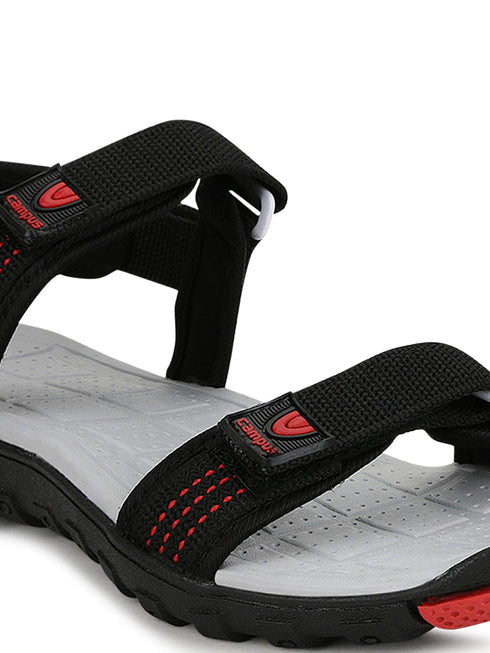 2GC-07 Black Men's Sports Sandals